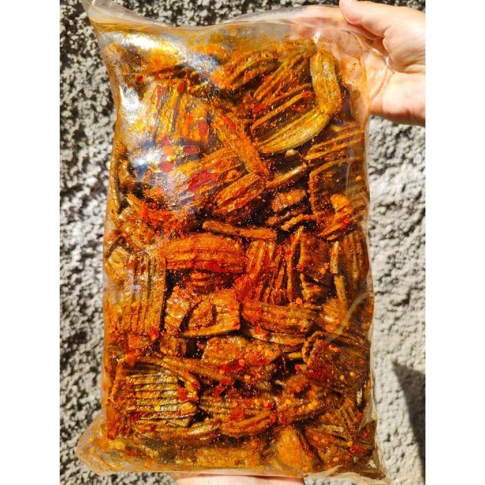 

Cri Kerupuk Jengkol Pedas Daun Jeruk Isi 1Kg Cemilan Instan