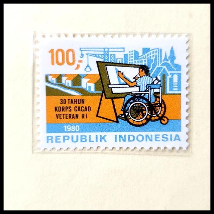 

DISKON PRANGKO INDONESIA 1980. 30 TAHUN KORPS CACAT VETERAN RI. SET LENGKAP (1V) !!