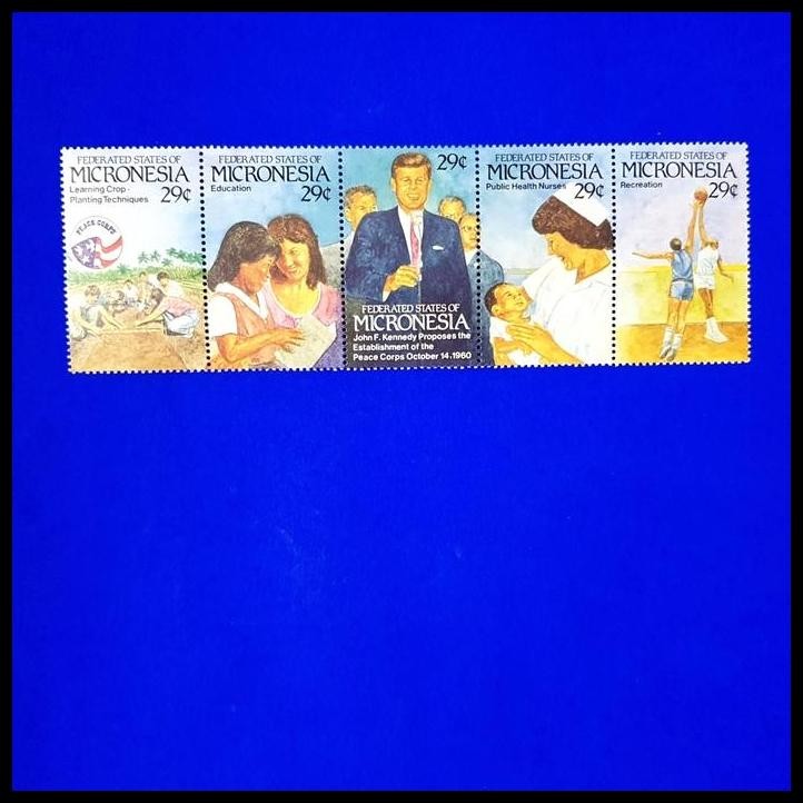 

GRATIS ONGKIR PERANGKO/PRANGKO JOHN F KENNEDY, PROPOSES THE PEACE CORPS, OKT. 1960 !!!