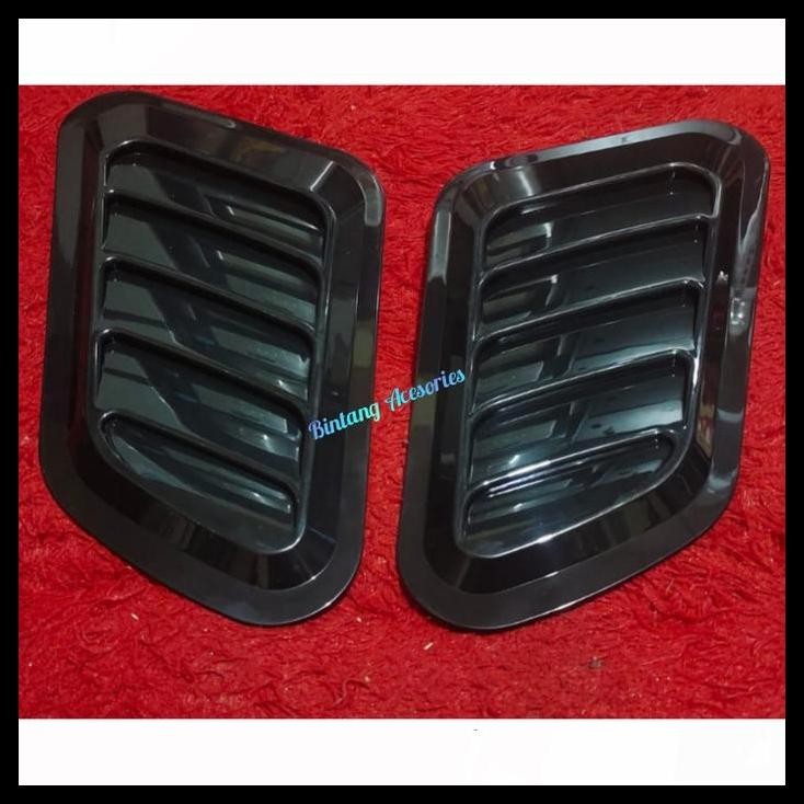 TERBARU AIR SCOOP VARIASI KAP MESIN MOBIL ALL NEW TRITON 2016 HITAM GLOSY