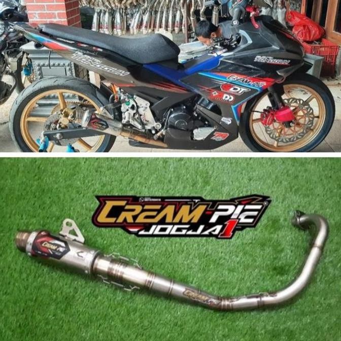 Knalpot Creampie Orinal Mx King Cp3 Mp1 Stainless Y15ZR V1 V2 racing