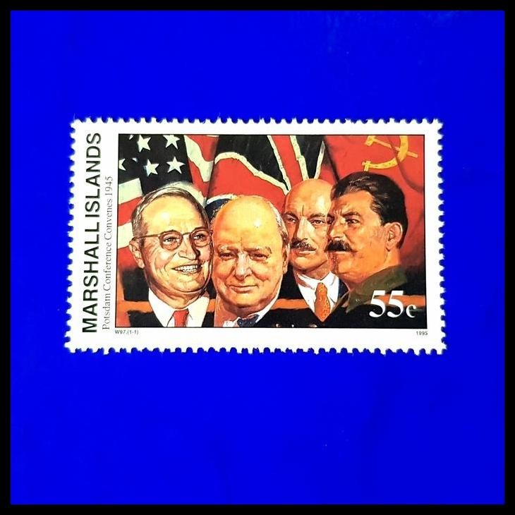 

HOT DEAL PERANGKO/PRANGKO PERANG DUNIA II, POSTDAM CONFERENCE CONVENES 1945 !!!!