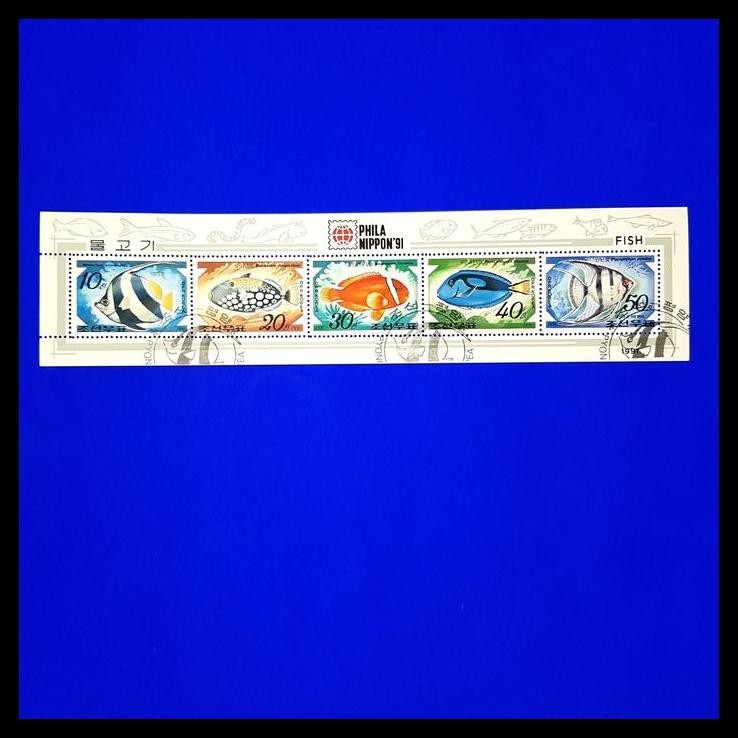 

GRATIS ONGKIR PERANGKO/PRANGKO KOREA UTARA. SS IKAN/FISH C.T. PHILA NIPPON '91 !!!!