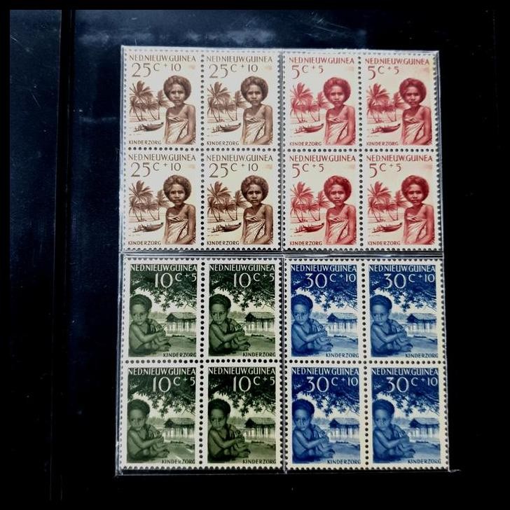

GRATIS ONGKIR PRANGKO NEDERLAND NIEUW GUINEA 1957. KINDERZEGELS. (TEMA ANAK - ANAK. ANAK KECIL DI PAPUA) SET LENGKAP (4V) BLOK-4. HARGA KATALOG 24 (RP 420.000,-) HARGA PROMO! !!!!