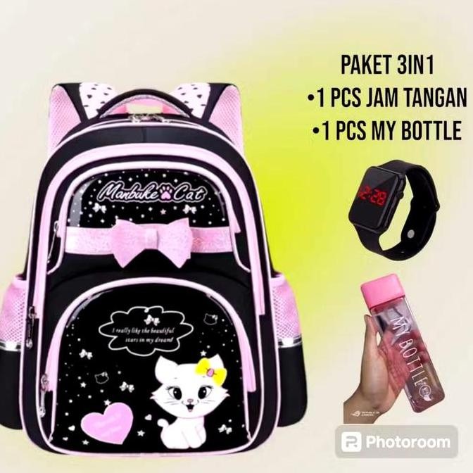

Miliki New Tas Anak Lucu Berbonus Tas Sekolah Anak Perempuan Tas Gendong Motif Kucinggg Tas Punggung Murah