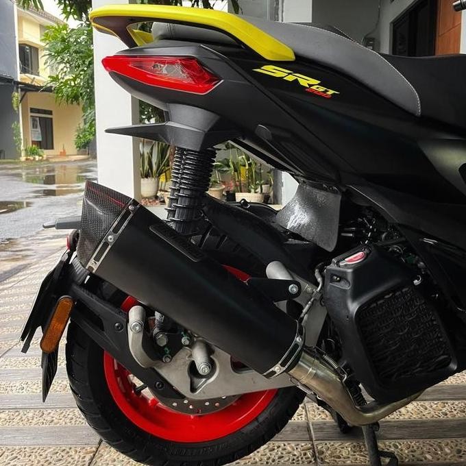 KNALPOT UNKNOWN PRODUCT VELOCE BLACK FULL SYSTEM APRILIA SR GT200