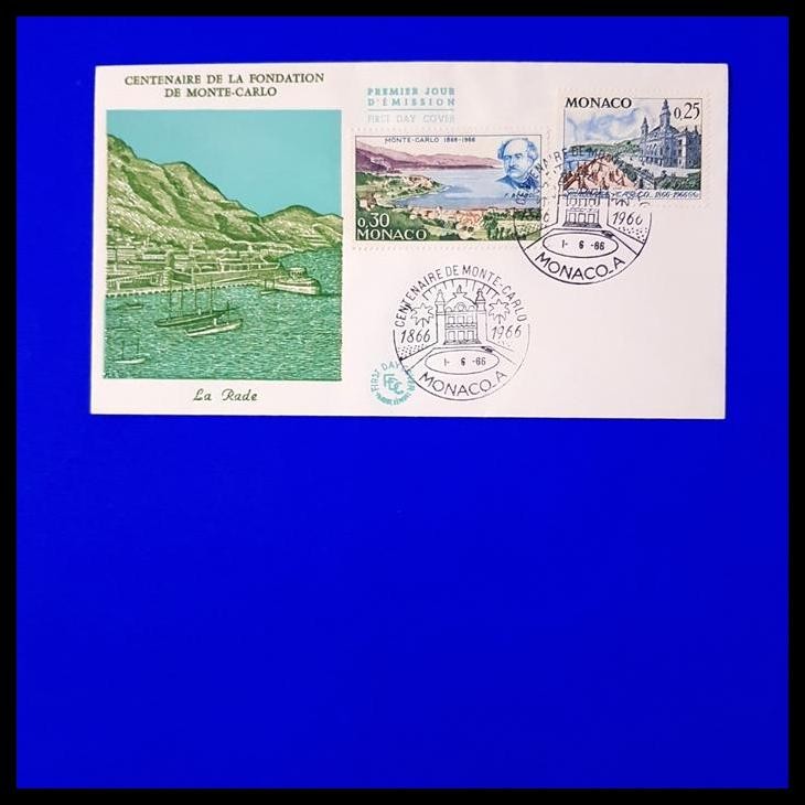 

TERBARU PRANGKO/PERANGKO EROPA. FDC FONDATION DE MONTE-CARLO. 1966 DARI MONACO !!!!!