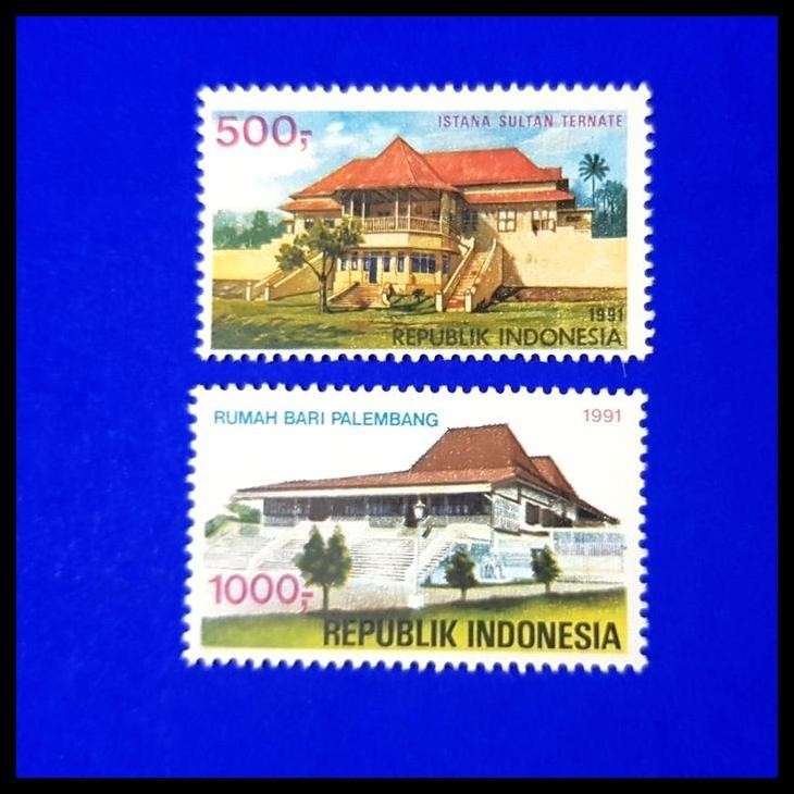 

TERBARU PRANGKO INDONESIA 1991. ISTANA SULTAN TERNATE & RUMAH BARI PALEMBANG. !!!!!!