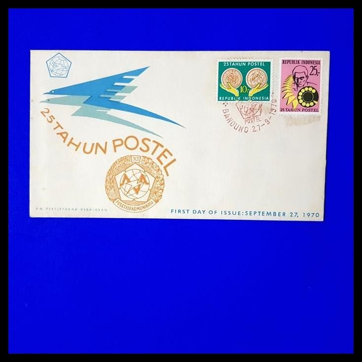 

BEST DEAL PRANGKO/PERANGKO INDONESIA. SHP 25 TAHUN POSTEL. 1970 !!