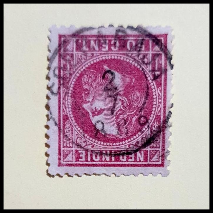 

BEST DEAL PRANGKO NED INDIE KING WILLEM III.50 CENT. CAP POS, SOERABAJA 1889 !!!!!!
