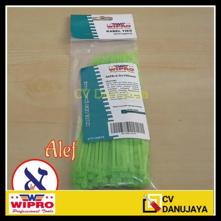 

GRATIS ONGKIR KABEL CABLE TIE TIS TIES TALI IKAT HIJAU 150 MM 15 CM GREEN WIPRO !!!!!