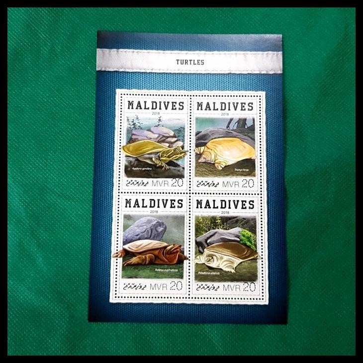 

TERBARU PRANGKO BINATANG. MALDIVES 2018. TURTLES : APALONE SPINIFERA, TRIONYX !!!!!