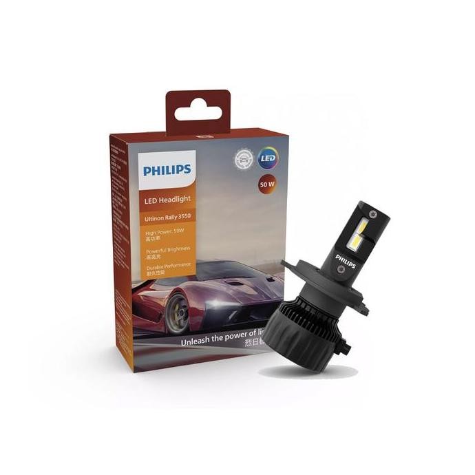 Philips Led Ultinon Rally 3550 H4 50Watt 6500K - 11342