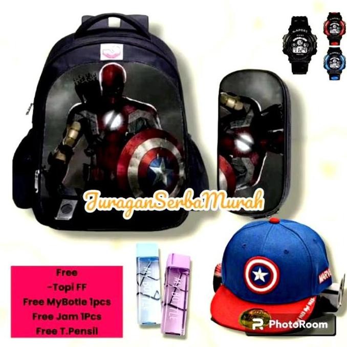 

Terjangkau Tas Ransel Sekolah Anak Laki-Laki Tk Paud Sd Tas Sekolah Marvel Superhero Fashion
