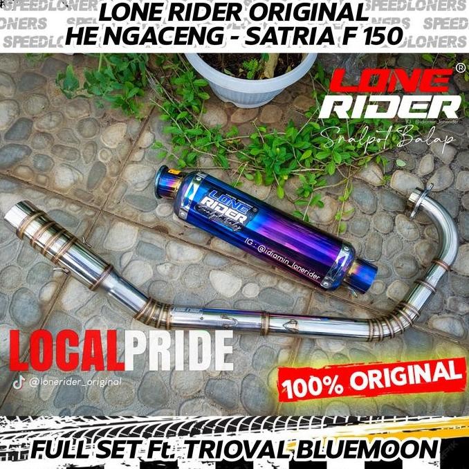 LONE RIDER ORINAL - Knalpot Lone Rider Orinal Satria Fu - HE Ngaceng Slencer Bluemoom SATRIA F