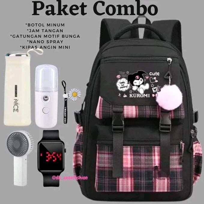 

Terjangkau Tas Ransel Sekolah Anak Perempuan Kuroomii Tas Anak Cewek Banyak Bonus Tebal Terbaru