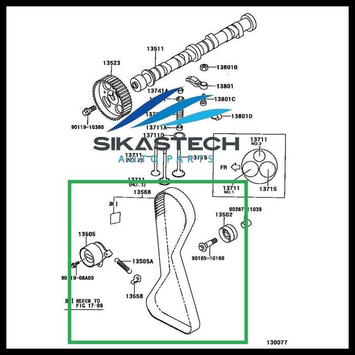 TERMURAH TIMING BELT STARLET EP80 ORI 13568-19XSP 