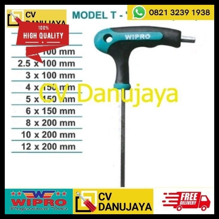 DISKON KUNCI L MODEL T WIPRO 5 X 150 MM !!!!