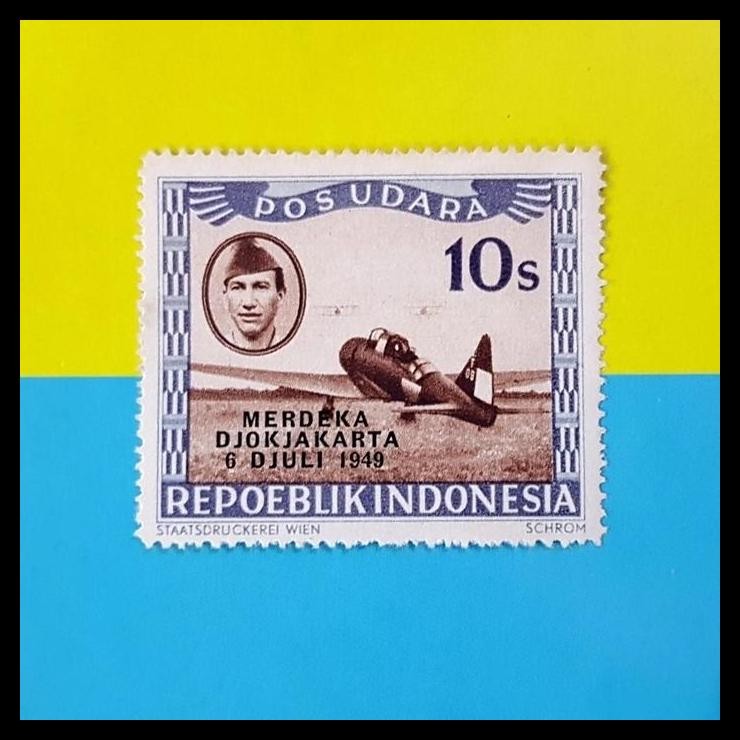 

BEST DEAL PRANGKO INDONESIA1948 WINA. PESAWAT DENGAN KOMANDAN UDARA, SURYADARMA !!!