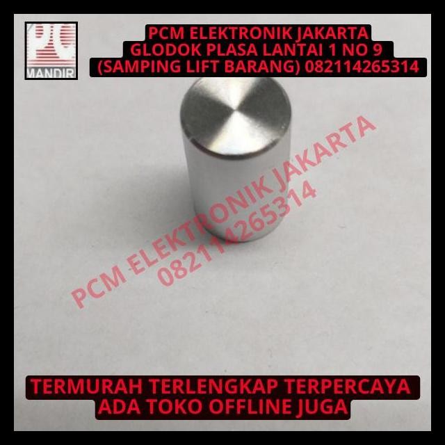 GRATIS ONGKIR KNOB KNOP SWITCH DPDT SILVER
