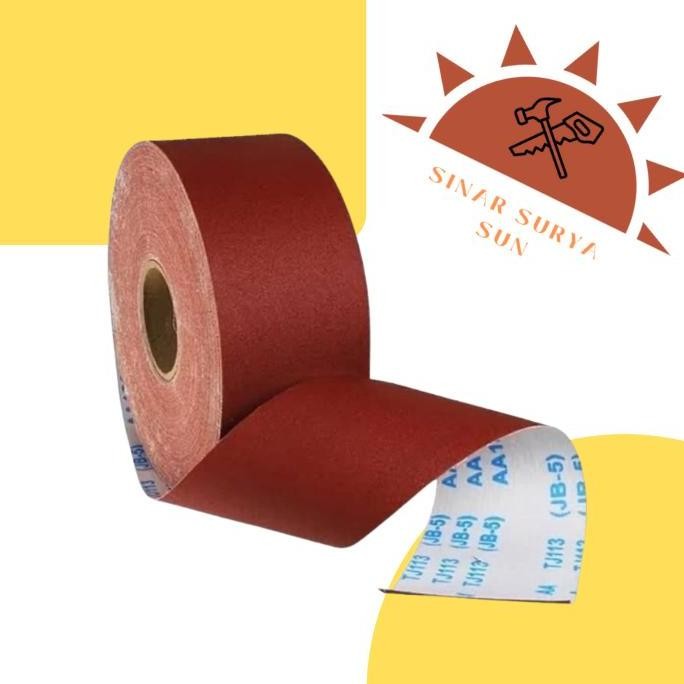 Amplas Roll Premium Meteran | Harga Per Roll | No #40 #60 #80 #100 #120 #400 #320 #500 #180 #600 #80