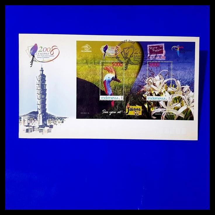 

GRATIS ONGKIR PRANGKO INDONESIA. SHP SS BURUNG + BUNGA BAKUNG. PAMERAN TAIPEI 2008 !!!!!!