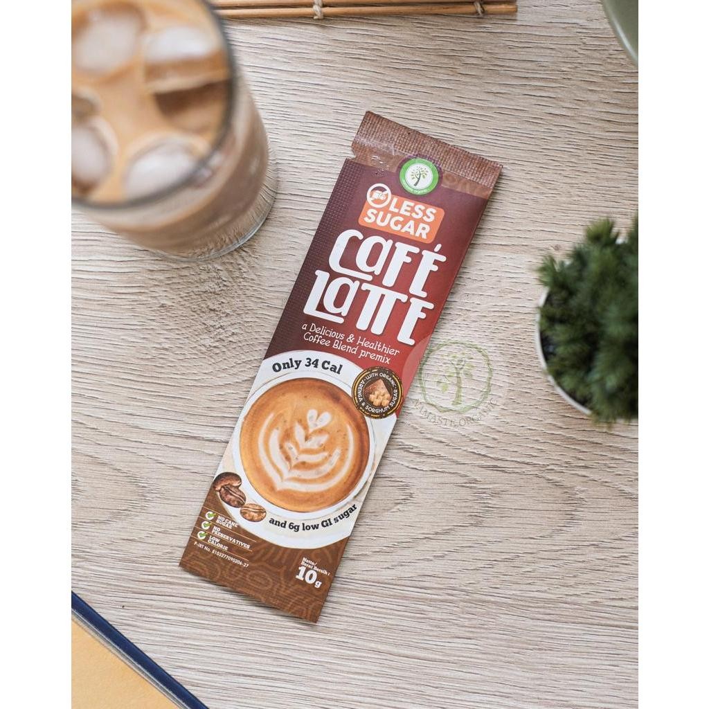 

Cri Less Sugar Cafe Latte Box - Coffee Blend Premix Isi 10 Sachet