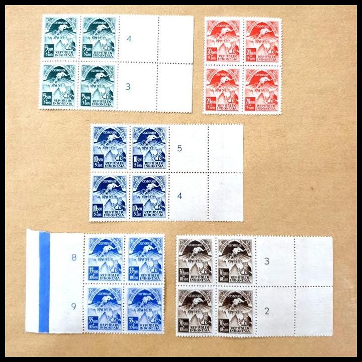 

TERMURAH PRANGKO INDONESIA 1951 ASIADE NEW DELHI ASIATIC OLYMPIC GAMES BLOK-4 !!