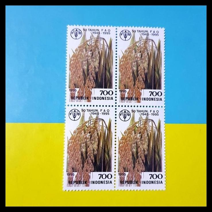 

BEST DEAL PRANGKO INDONESIA. PADI MENGUNING ~ 50 TAHUN F.A.O. 1945-1995. B-4 !!!!!!