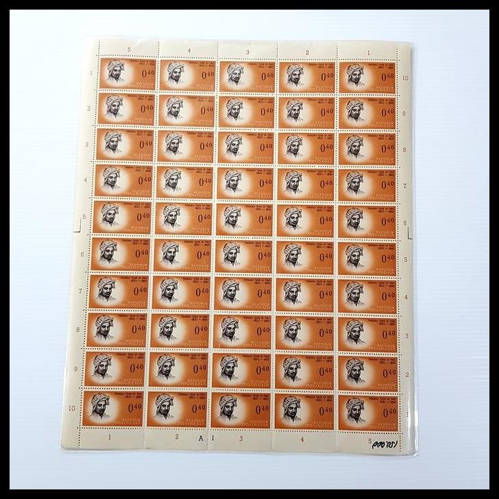 

GRATIS ONGKIR PRANGKO PAHLAWAN NASIONAL TENGKU TJHIK DI TIRO 1831-1891. FULLSHEET 50 !!!!!!