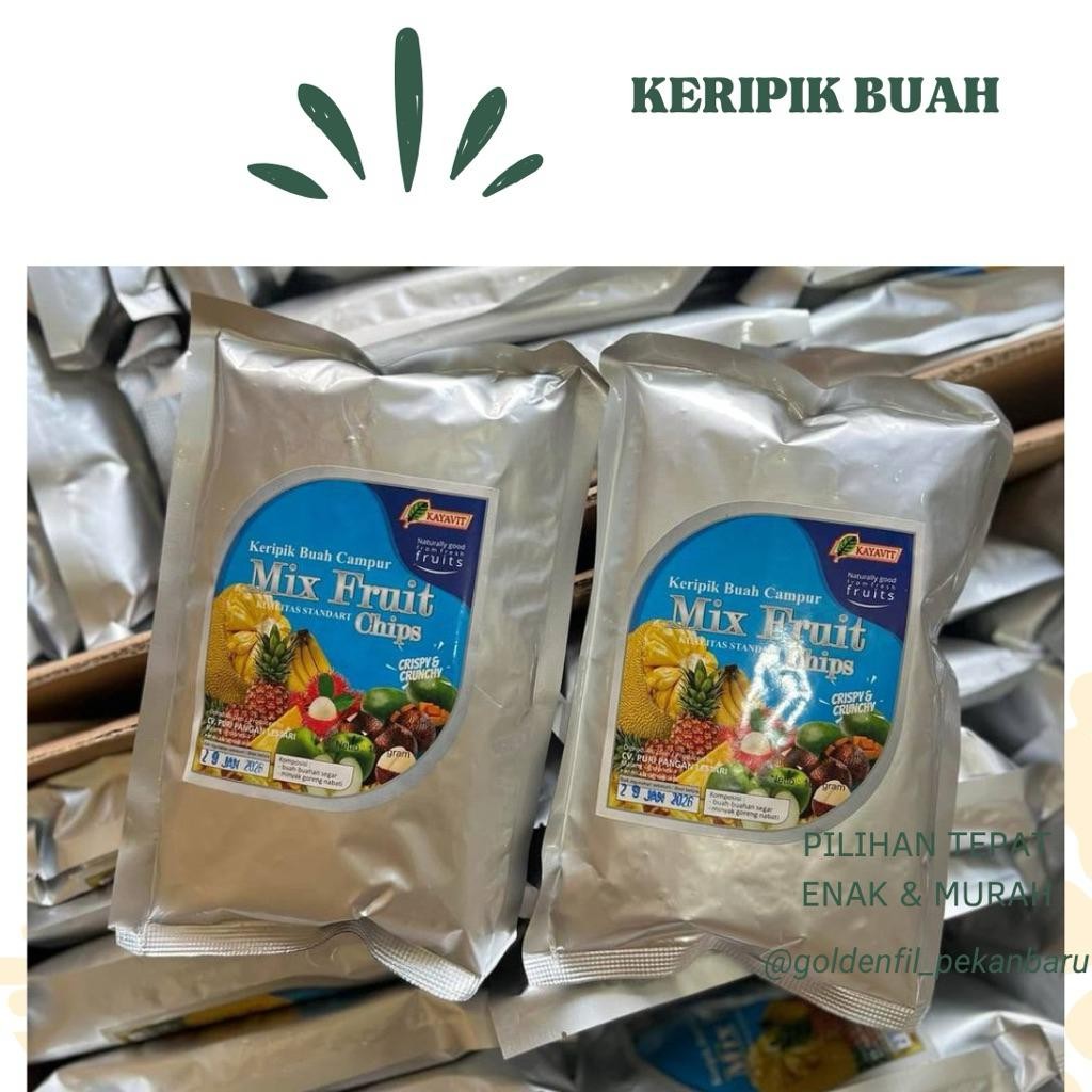 

Keripik Buah 100G Manis Legit Halal Renyah