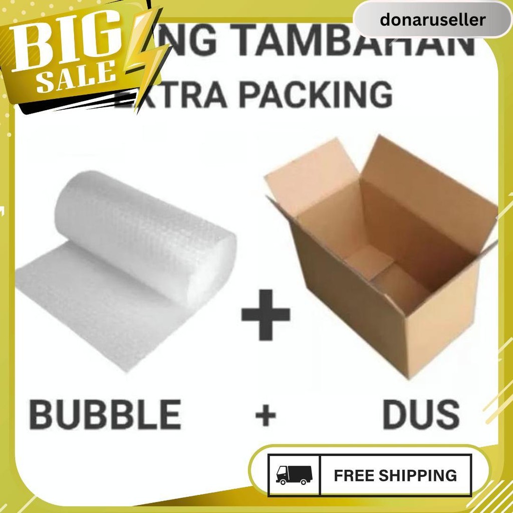

Extra Kardus Dan Bubble Warp Gratis Ongkir
