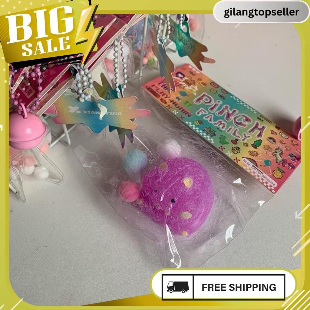 Taba Squishy Fat Hamster Mainan Pencetan Fidget Lucu Meledak