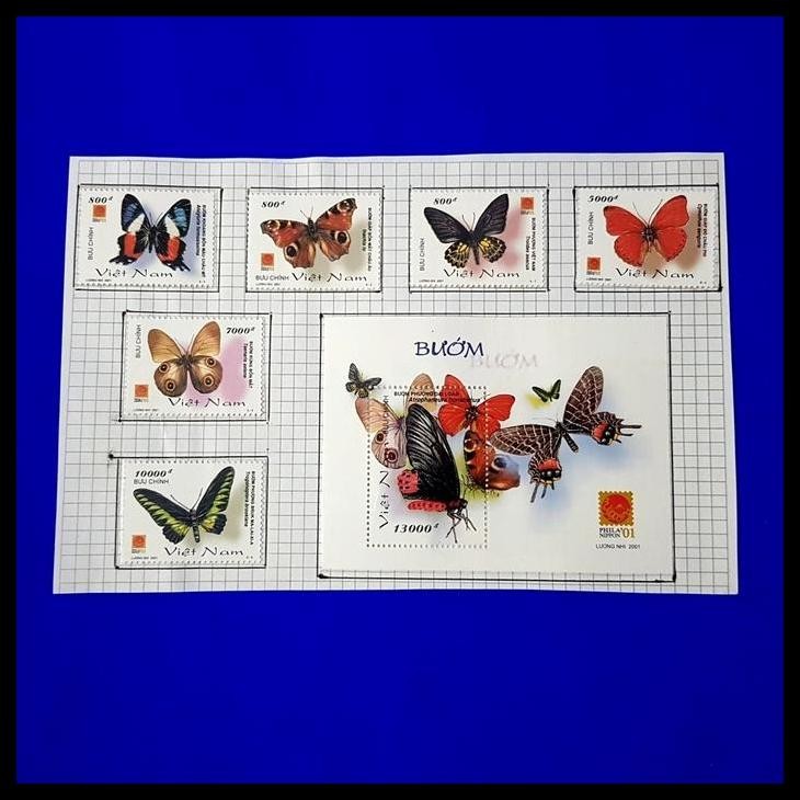 

TERBARU PRANGKO KUPU KUPU, PAMERAN PHILANIPPON '01 (6V + SS) DARI VIET NAM !!!!!!