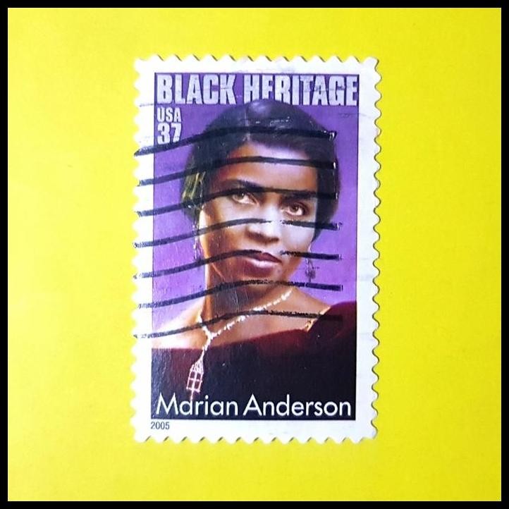 

HOT DEAL PERANGKO/PRANGKO AMERIKA. BLACK HERITAGE ~ MARIAN ANDERSON !!!!!!