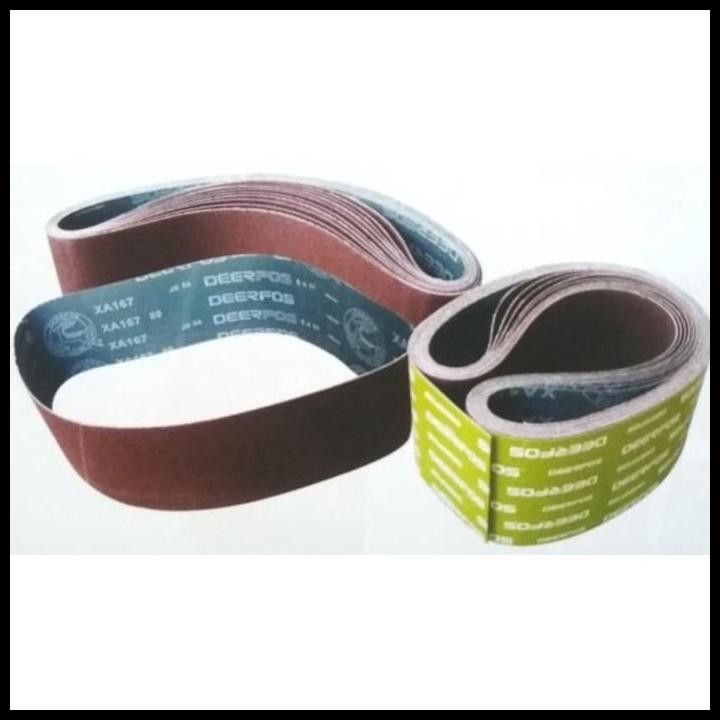 HOT DEAL KERTAS AMPLAS ALAT GOSOK BELT SANDER UKURAN 100MM X 914MM DEERFOS 