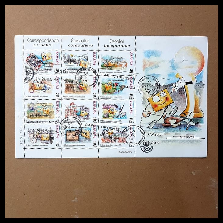 

GRATIS ONGKIR PRANGKO SPANYOL. SPAIN 1999-SCHOOL CORRESPONDENCE PROGRAMME C.T.O. !!!!!!