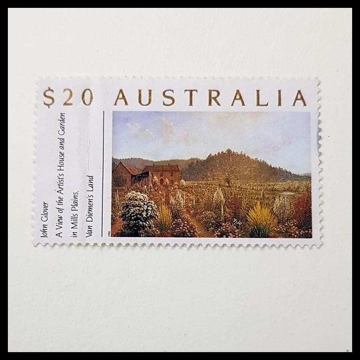

TERMURAH PRANGKO AUSTRALIA 1990. $20 BOTANIC GARDENS. USED !!!!!!