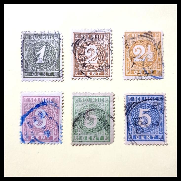 

DISKON PRANGKO NED INDIE 1883-1890. N-4 SERI ANGKA !!