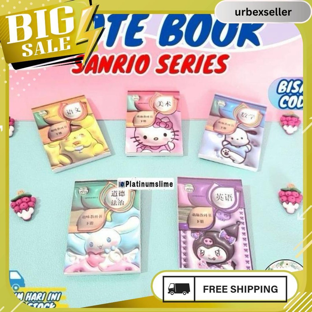 

Note Book Sanrio/ Buku Mini Sanrio/ Buku Sanrio Siap Kirim