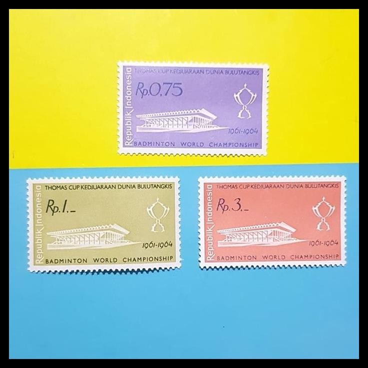 

DISKON PRANGKO/PERANGKO INDONESIA. THOMAS CUP 1961. KONDISI LUX !!!