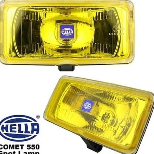 Hella Foglamp Comet 550 Kotak Kuning Yellow Set