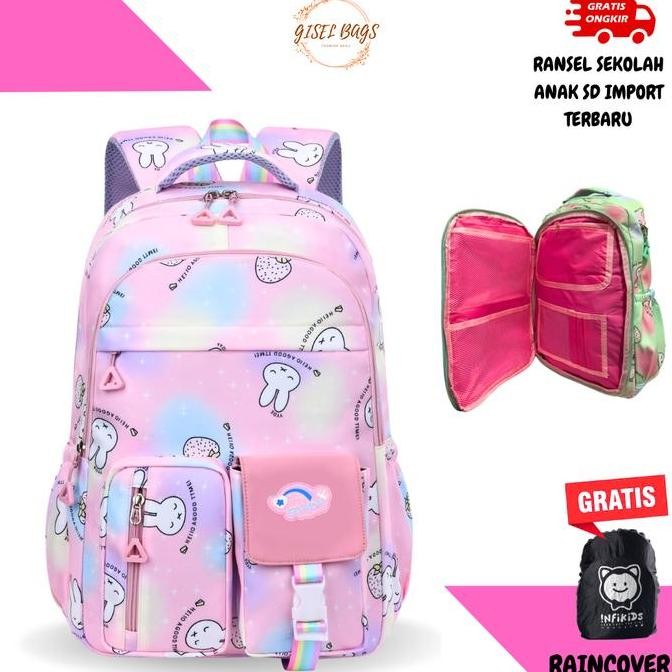 

Miliki Tas Sekolah Anak Perempuan Sd Remaja Motif Boneka Waterproof