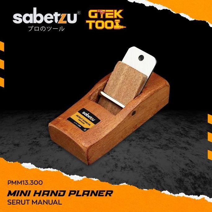 Sabetzu Alat Mesin Planer Mini Ketam Serut Pasah Kayu Kecil Manual