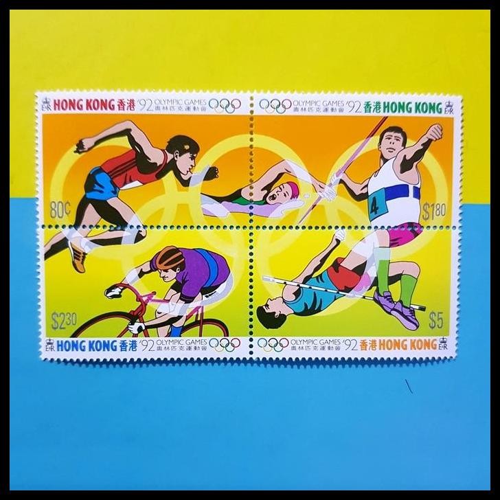

TERMURAH PERANGKO/PRANGKO HONG KONG, OLYMPIC GAMES 1992. MNH !!!