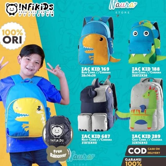 

Diskon Tas Ransel Sekolah Anak Infikids Tk - Sd Backpack Karakter Hewan Lucu