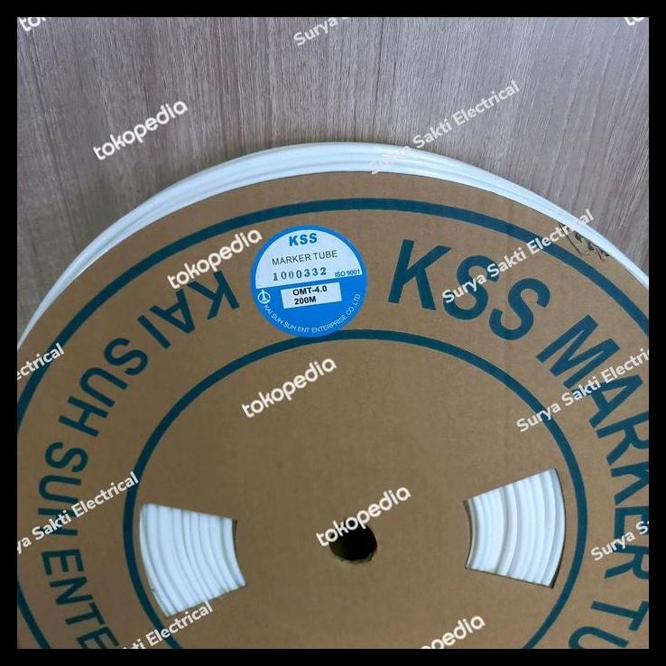 

BEST DEAL MARKER TUBE KSS OMT 4.0 200MTR / ROLL PUTIH KABEL MARKER !!!!