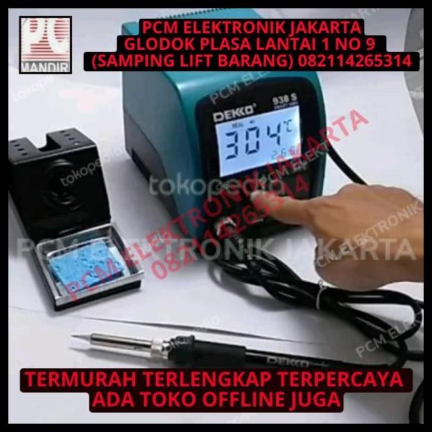 DISKON SMART SMD DIGITAL SOLDER STATION MINI DEKKO DEKO KOREA 938S 938 S ORI 