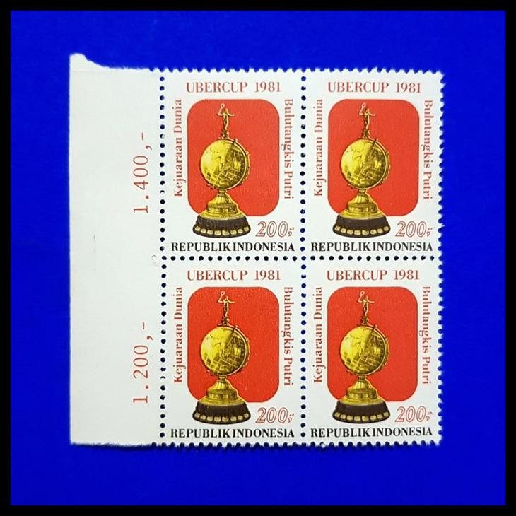 

TERMURAH PRANGKO UBERCUP 1981, KEJUARAAN DUNIA BULUTANGKIS PUTRI B-4 RP 80.000 !!!!!!