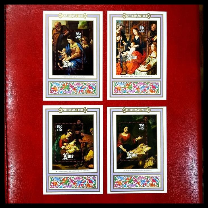 

HOT DEAL PERANGKO/PRANGKO NATAL/CHRISTMAS DARI NIUE. SET LENGKAP (4 SS) MNH !!